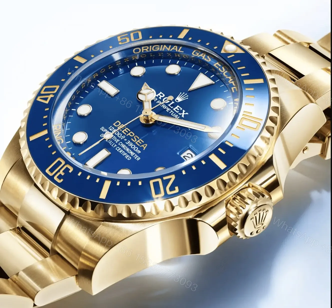Super Replica Rolex Deepsea Yellow Gold with Blue Dial 2024 — view 1