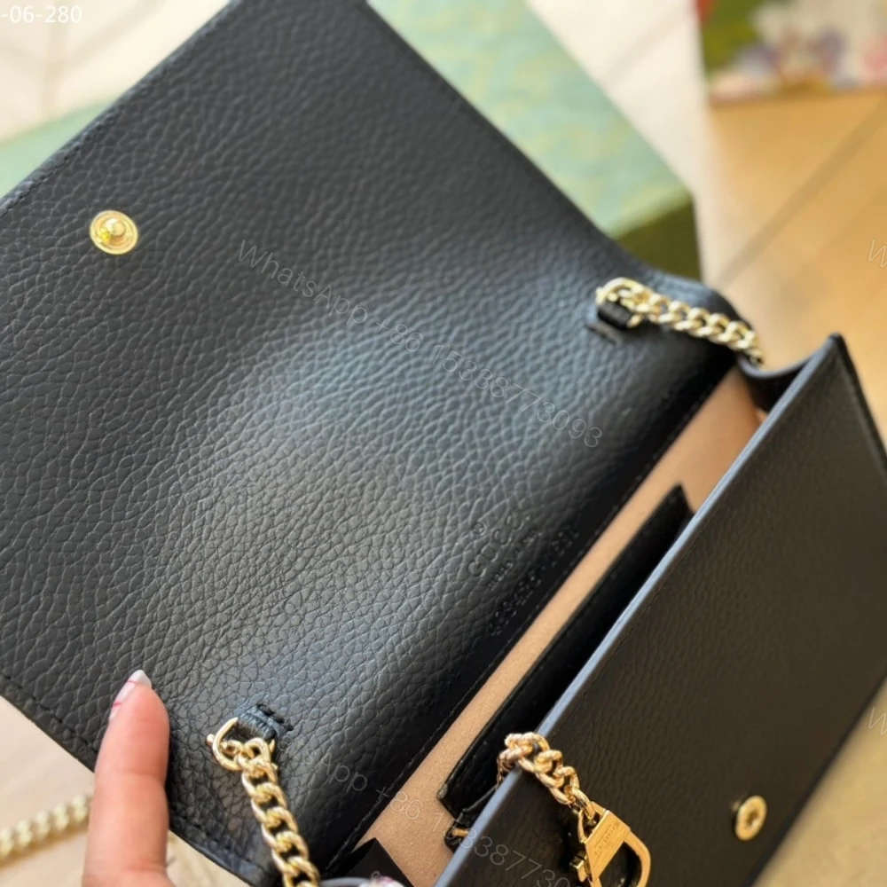 View 7 of Gucci GG Marmont Wallet On Chain Black 20Cm 497985 CAO0G 1000