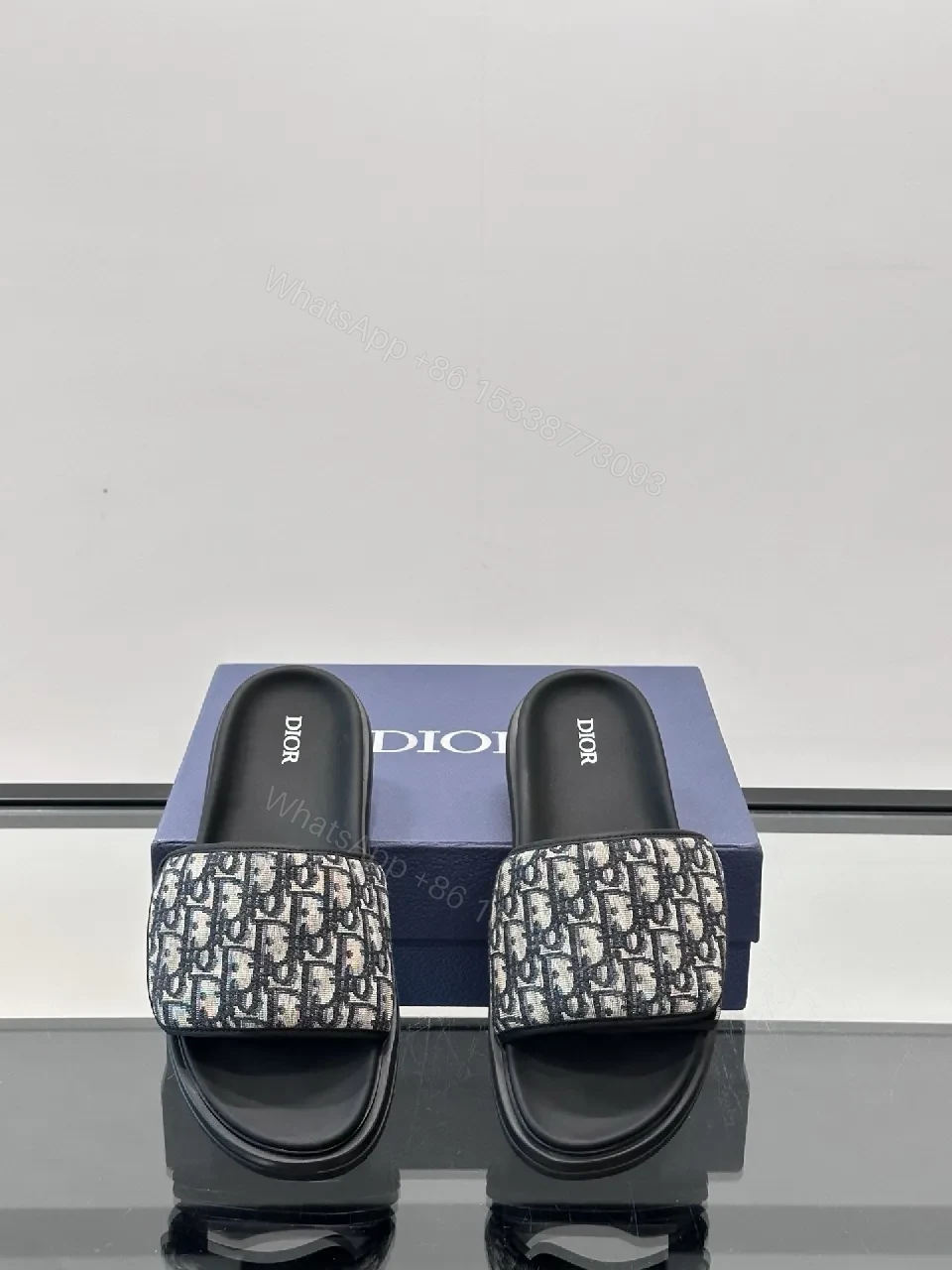 View 9 of Patterned Weave Slip-Ons: Luxe Comfort Slides