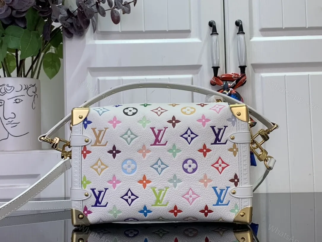 View 3 of Colorful Monogram Satchel: Structured Luxury, All‐Day Versatility