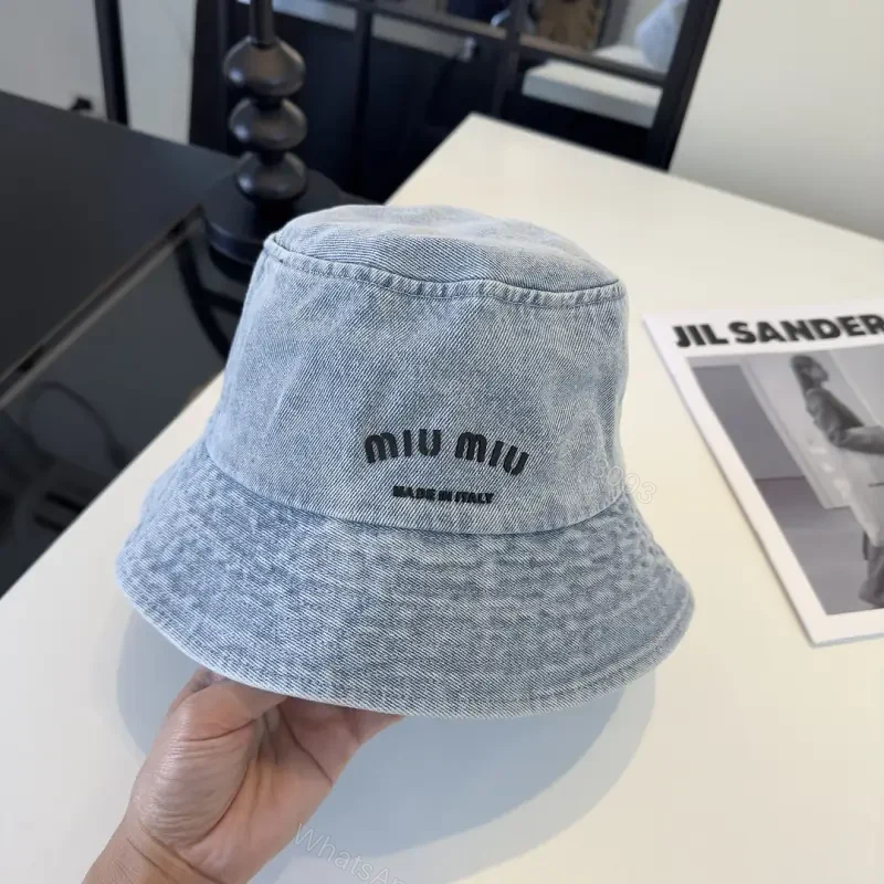 Denim Bucket Hat - Lightweight, Subtle Logo, Stylish Everydaywear — view 1
