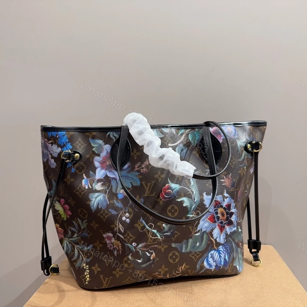 View 4 of Louis Vuitton Neverfull MM Tote Bag Monogram Canvas Ebene 31cm M28918