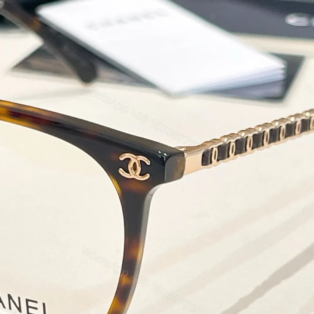 View 9 of Soft-Glow Tortoise Frame Eyewear: Luxury Glasses with Gold Detailing