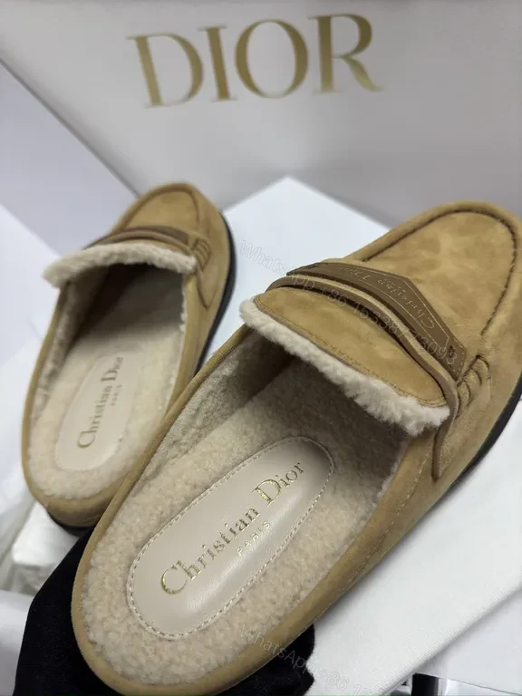 View 8 of Desert-Tone Suede Driver Mules â€“ Luxe Slip-On Shoes