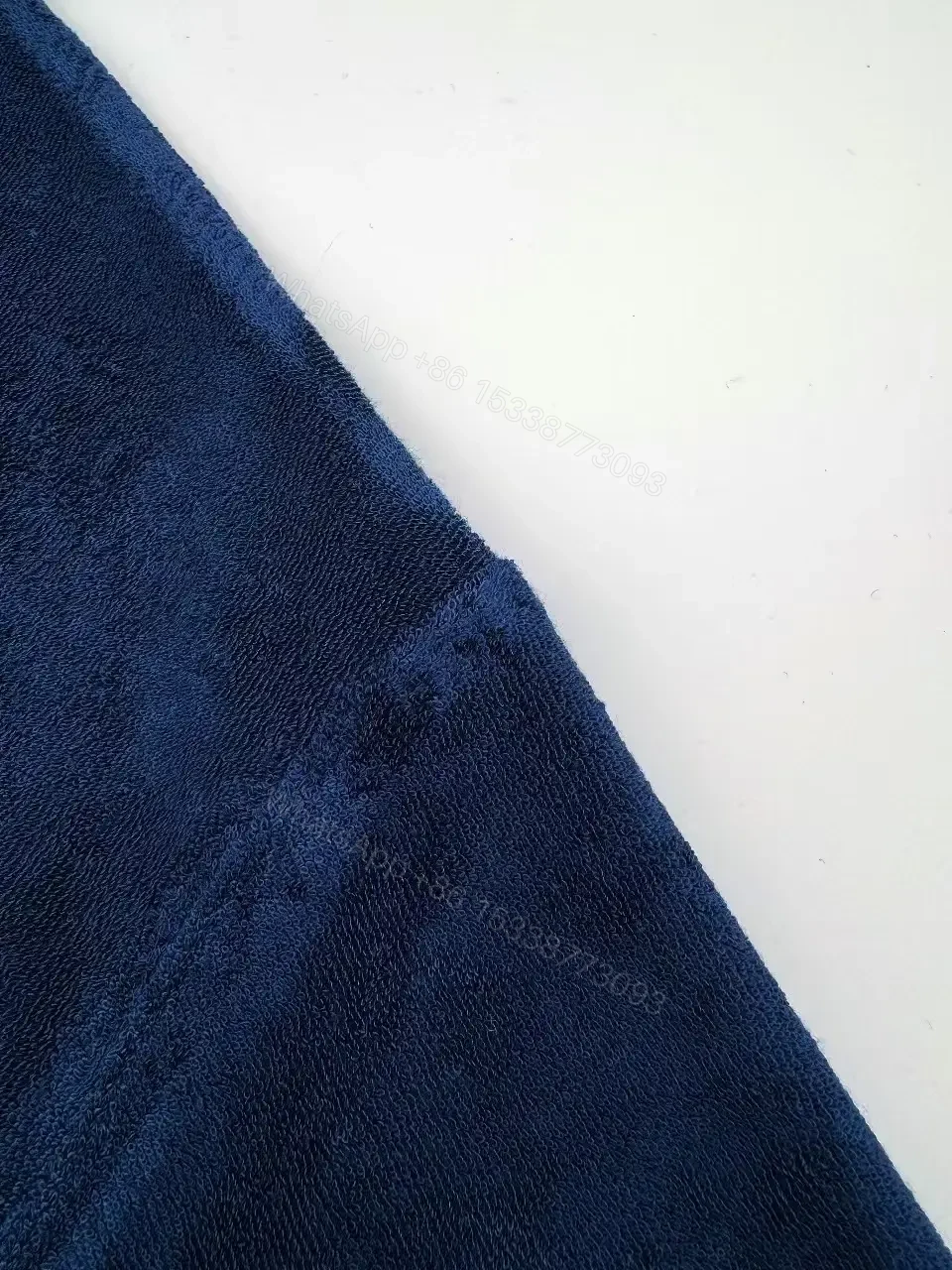 View 4 of Velvet Navy Tee: Luxe Knit, Structured Silhouette, Everyday Elevation