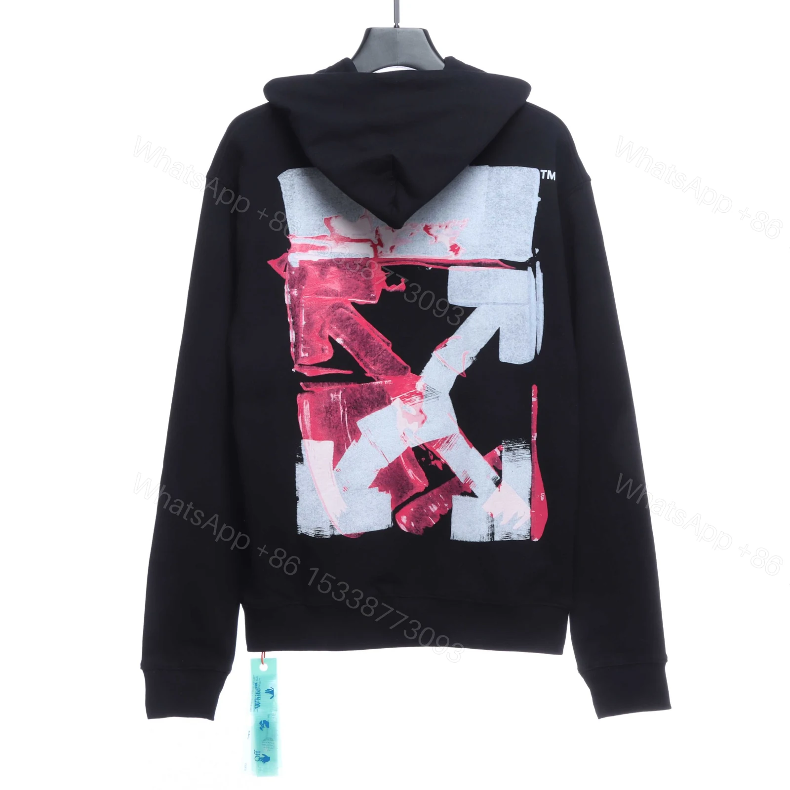 Off-White Acrylic Arrow Hoodie — view 1