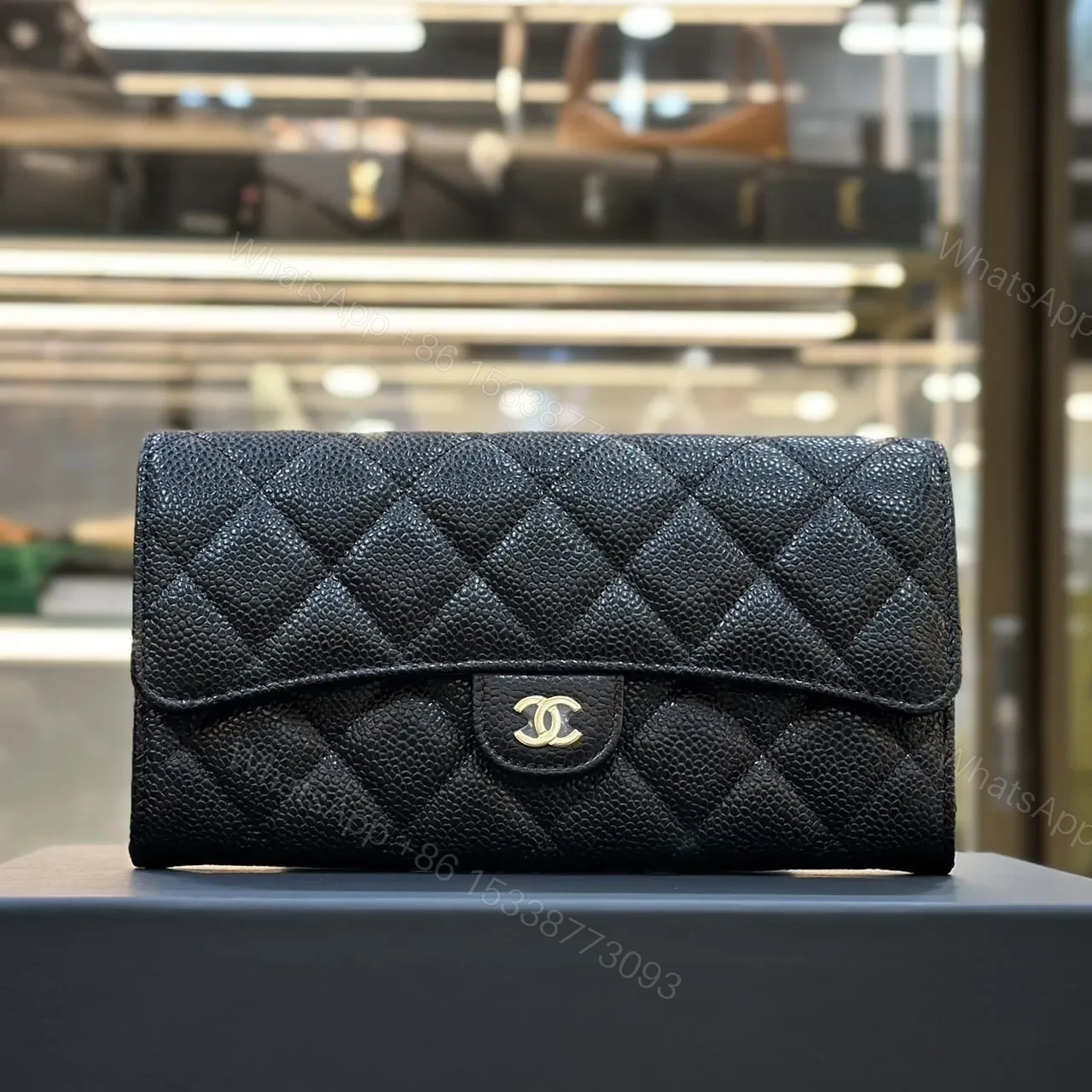 Chanel long Wallet Gold Hradware — view 1