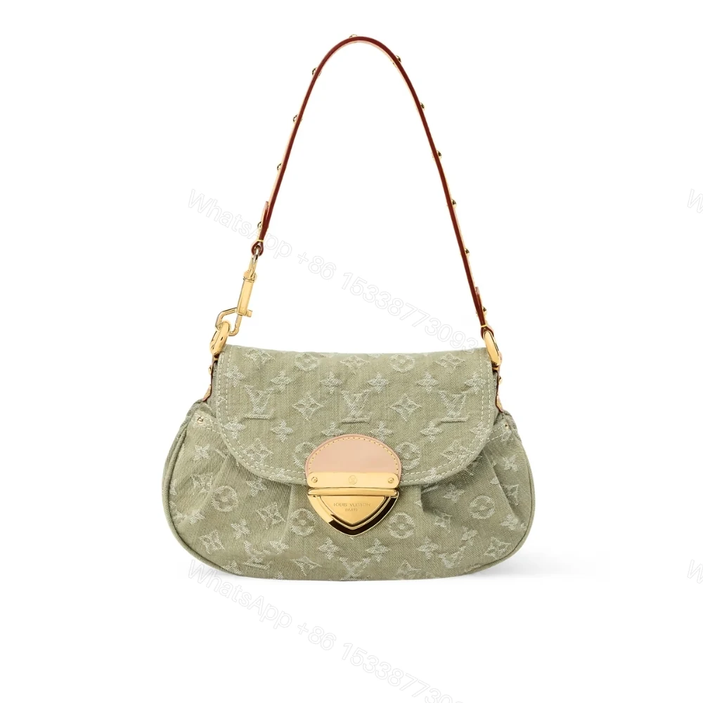Louis Vuitton Sunset Khaki Denim 27cm M27210 — view 1