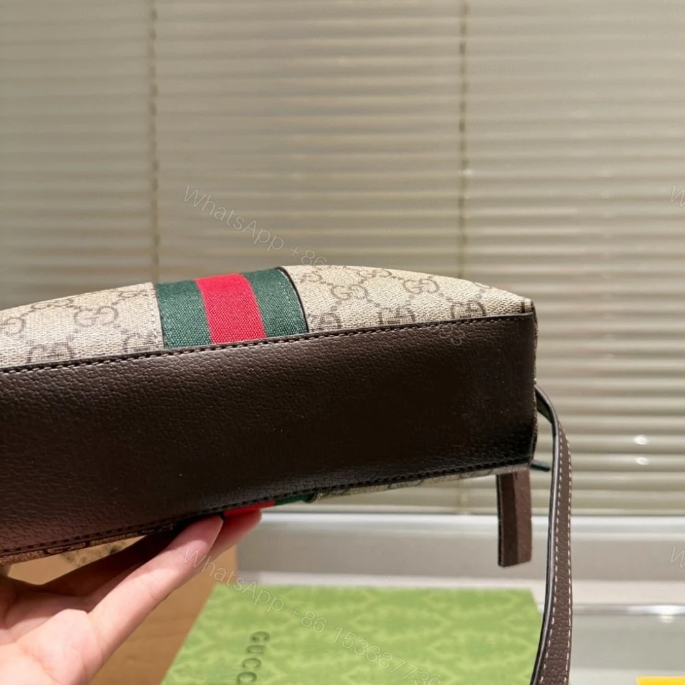 View 4 of Gucci Ophidia Small Shoulder GG Supreme Beige Ebony 23Cm 499621 K05NG 8745