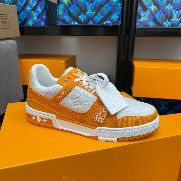 Vibrant Contrast-Block High-Top Sneaker with Suede/Leather — view 1