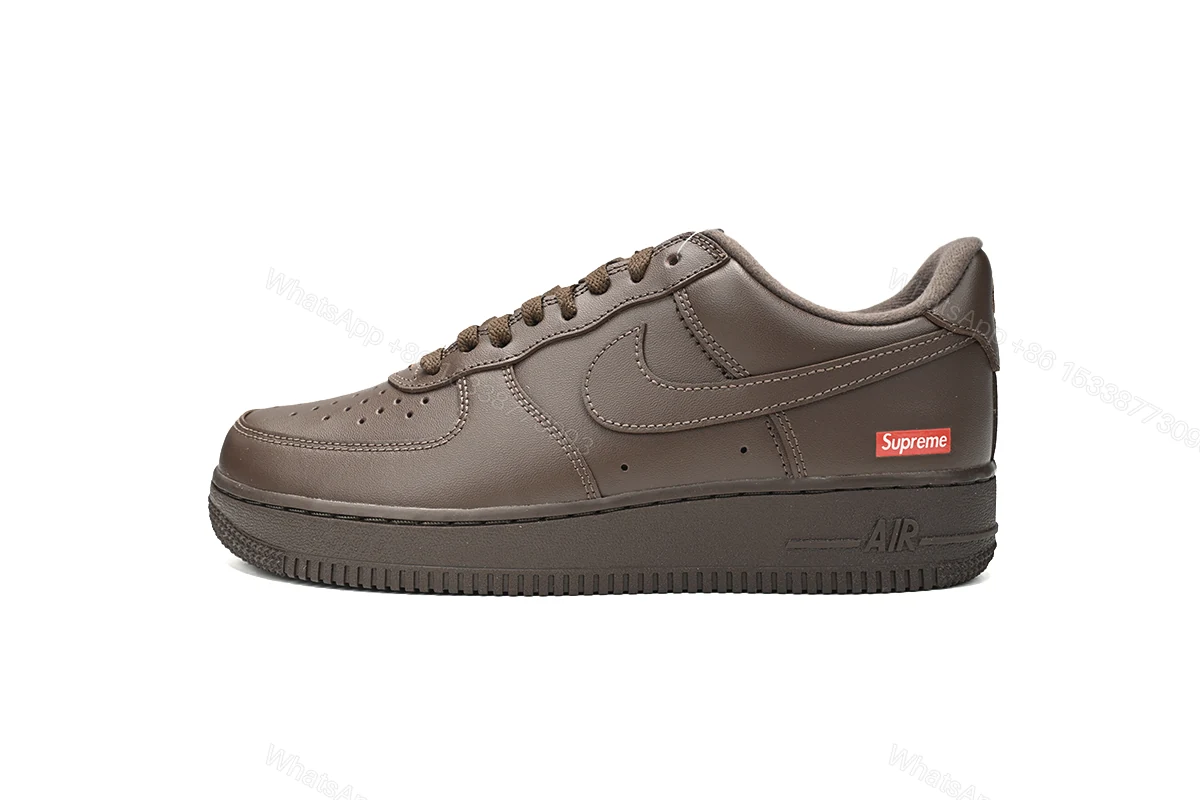 View 9 of Supreme x Air Force 1 Low Baroque Brown CU9225-200