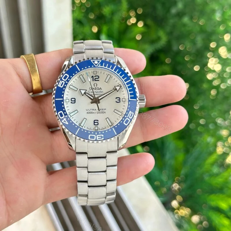 View 2 of Omega Seamaster Planet Ocean 600M White 45mm Automatic