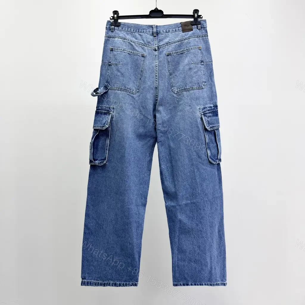View 5 of Denim Cargo Relaxed Fit: Premium Utility Pants