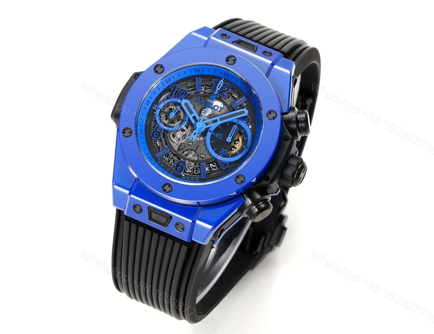 View 2 of TW Factory Hublot Big Bang Blue Ceramic Watch