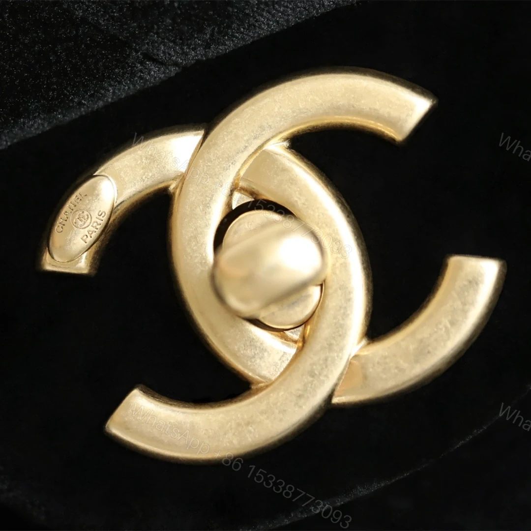 View 10 of 高仿Chanel*25K系列AS5875蝴蝶結絲絨單肩包Mini免檢版