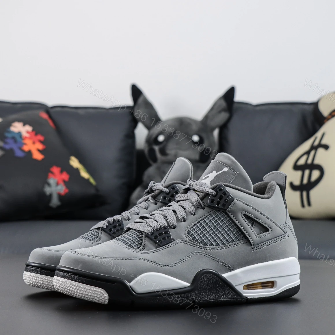 View 9 of Air Jordan 4 “Cool Grey” Reps