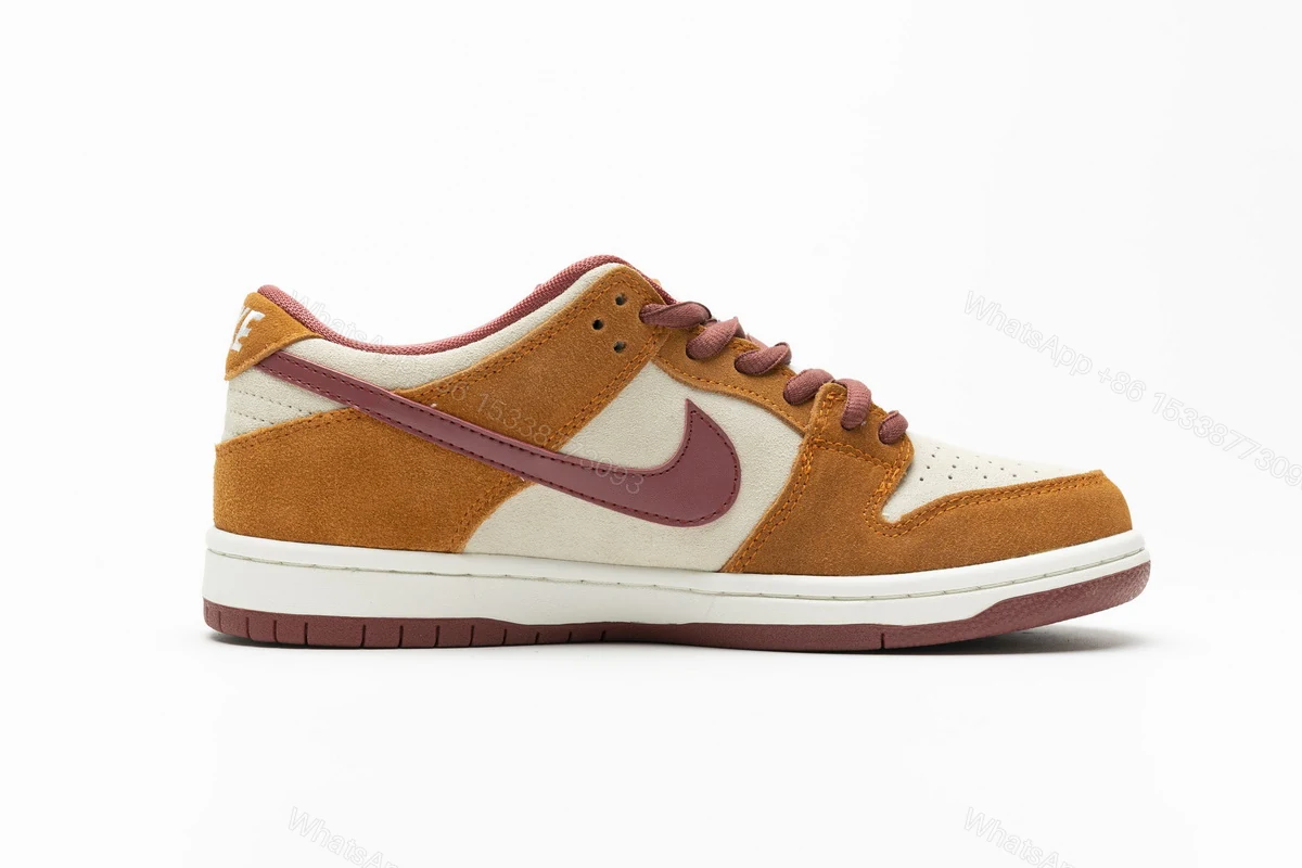View 2 of Nike SB Dunk Low Pro Dark Russet Cedar BQ6817-202