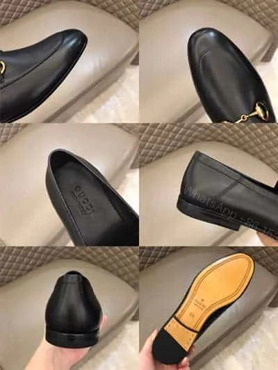 View 8 of GUCCI BRIXTON HORSEBIT-DETAILED LEATHER COLLAPSIBLE-HEEL LOAFERS – LDG013