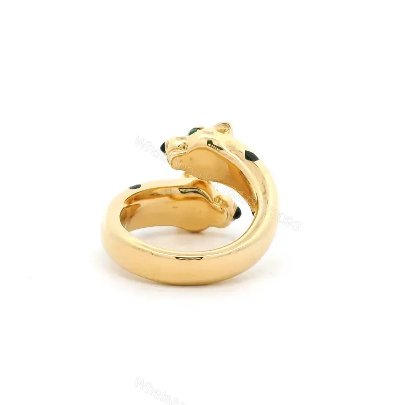 View 4 of Panthère de Cartier 18K Yellow Gold And Tsavorite Garnet Ring