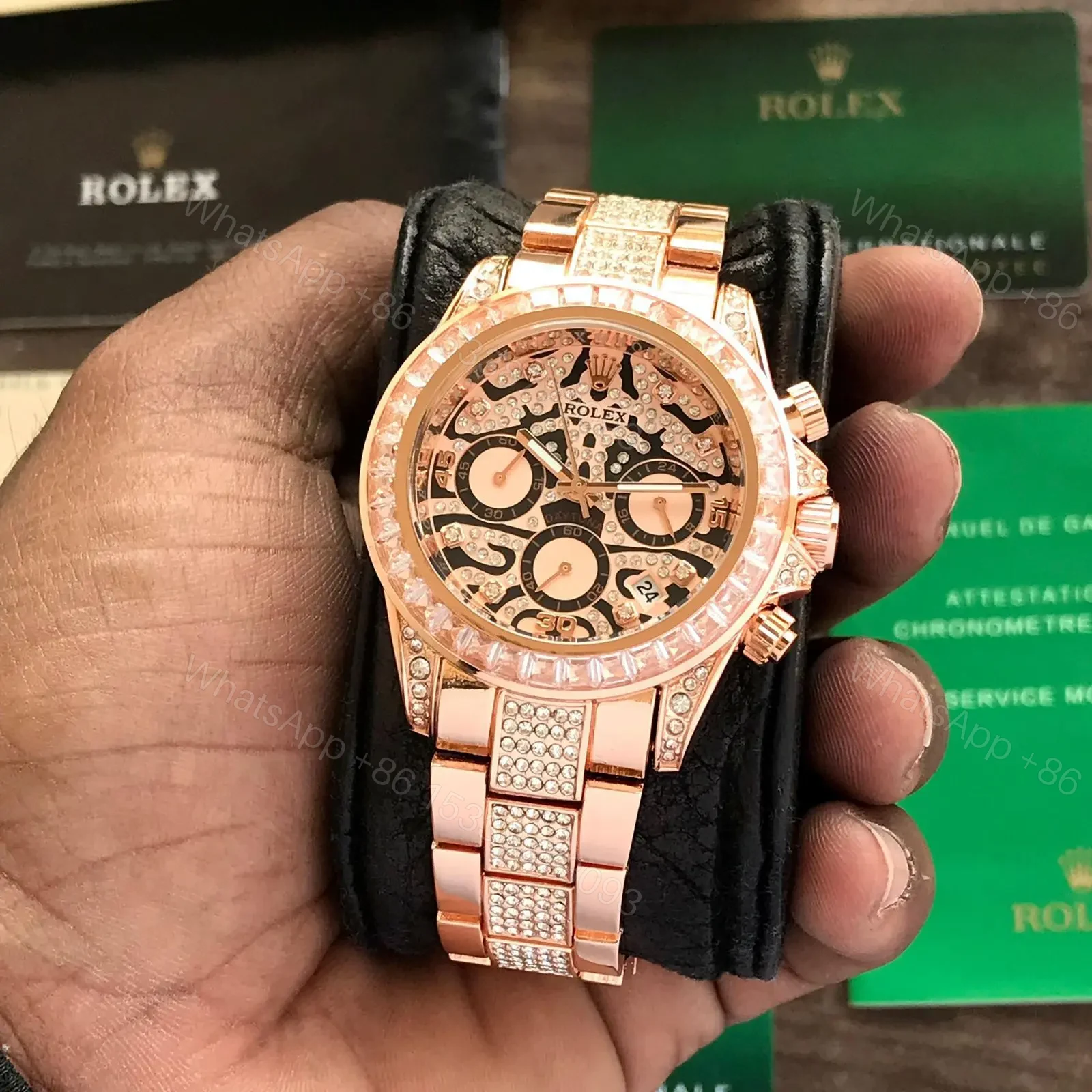 View 3 of Rolex Tiger Eye Watch