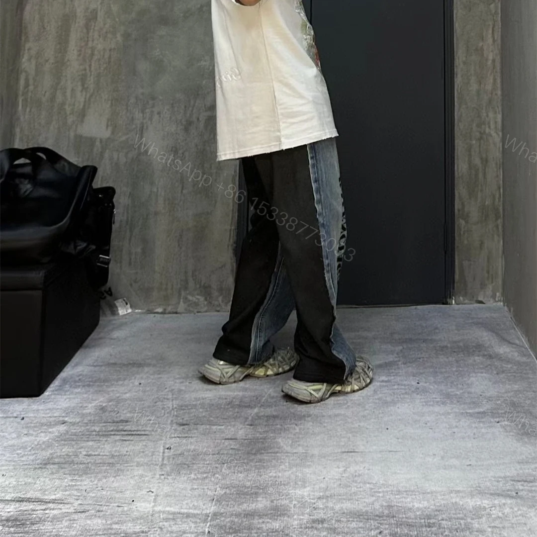 View 14 of 高仿Balenciaga*SS24系列783697塗層字面牛仔褲