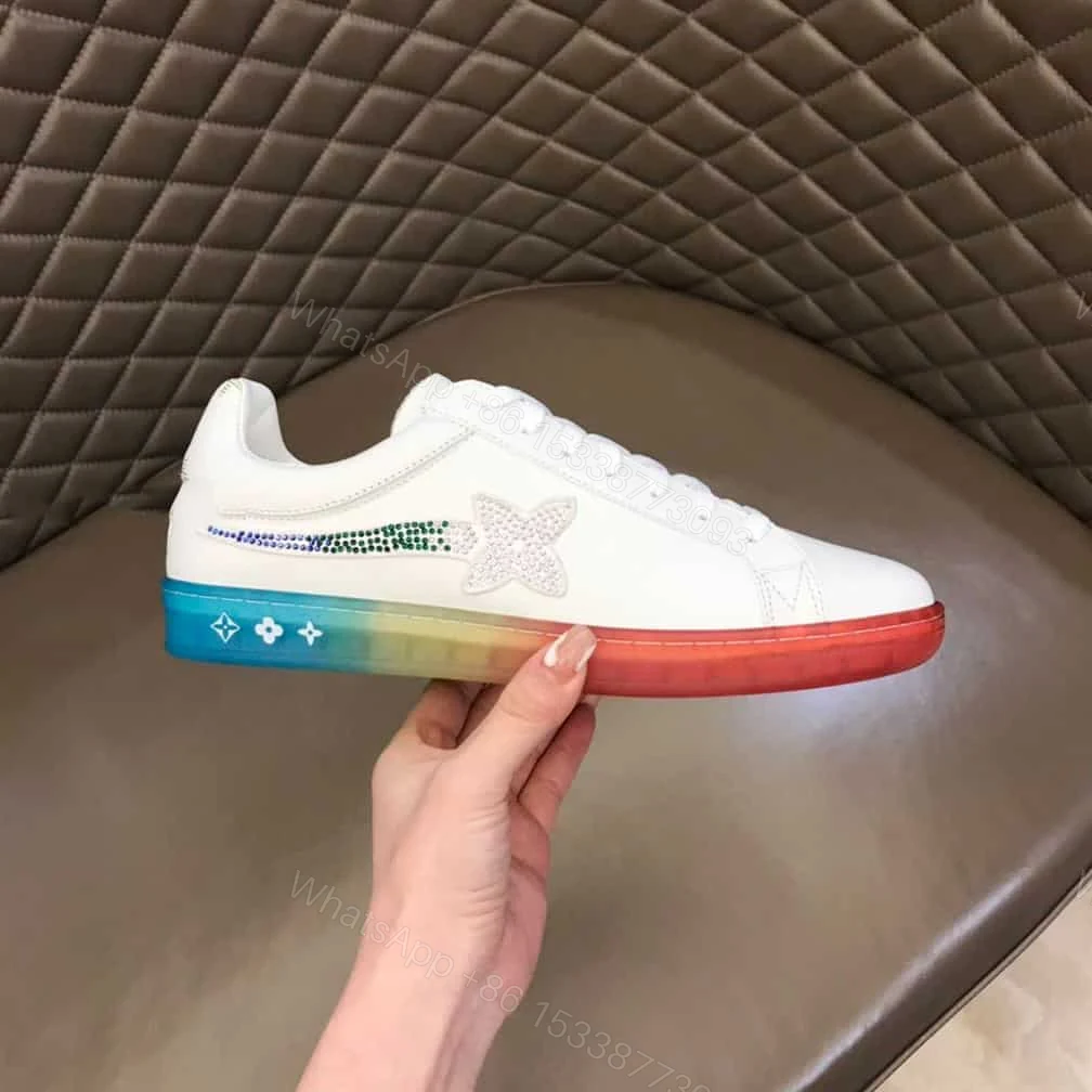 View 2 of Louis Vuitton Luxembourg Samothrace Trainers In White – LSVT275