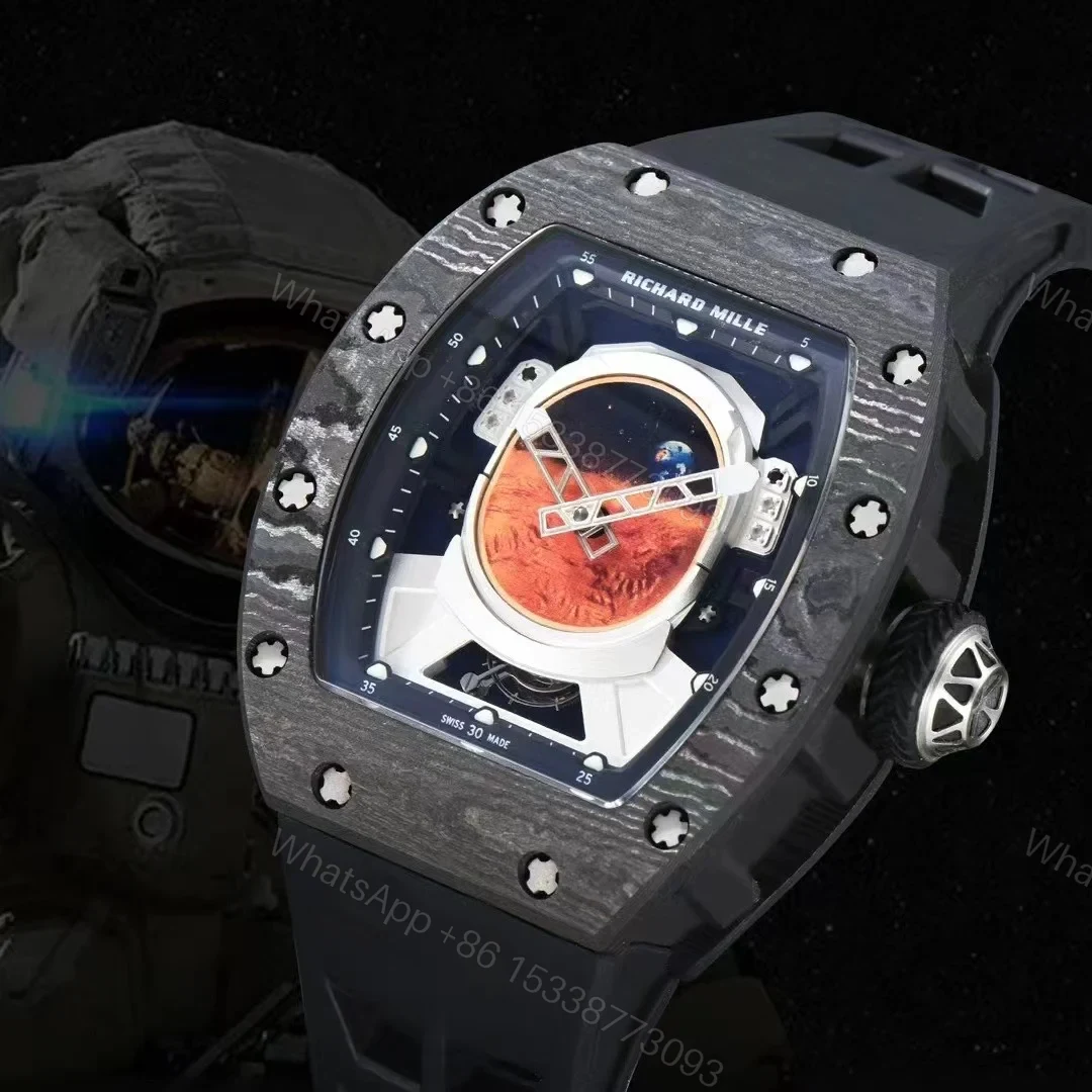 View 3 of Richard Mille RM52-05 Pharrell Williams Mars Tourbillon Watch RM52-MARS