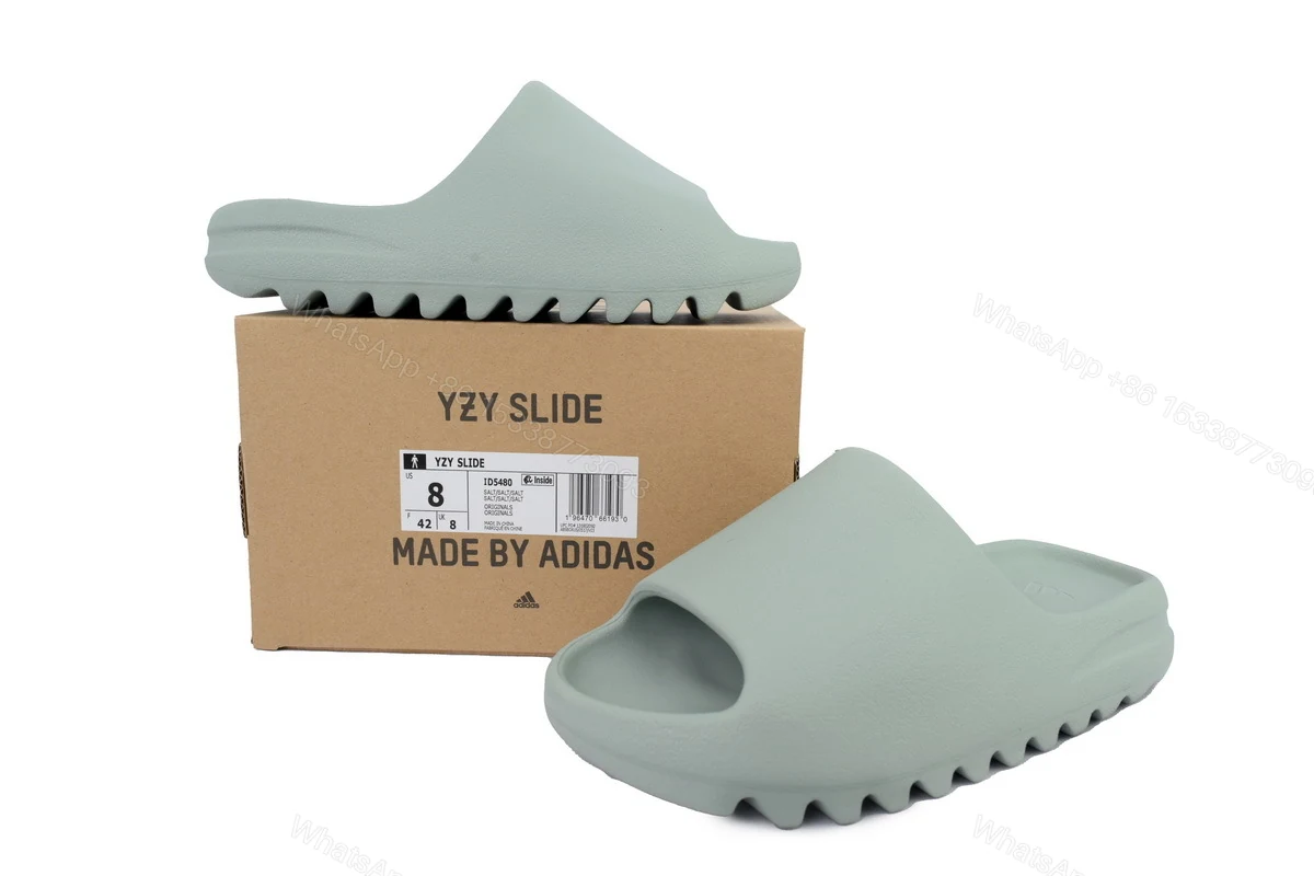 View 8 of Dope sneakers Adidas Yeezy Iight Grayish Green ID5480