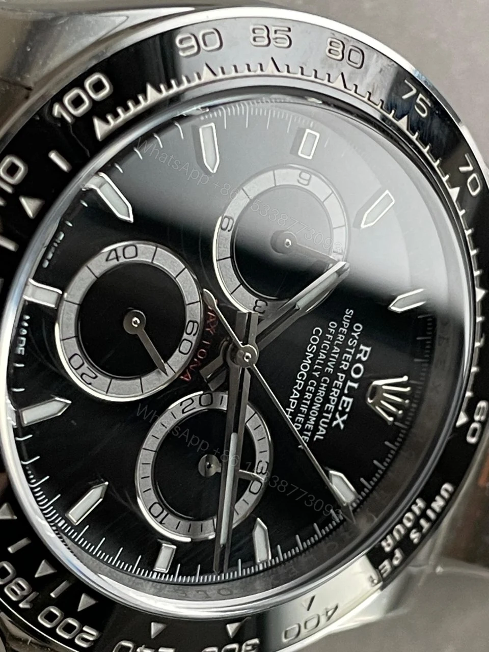 View 6 of Clean factory 1:1 Rolex 2023 Daytona 126500 Best Edition 904L Steel Black Dial SH4131