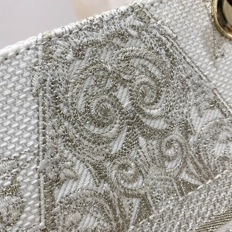 View 8 of Textured Mini Dior Bag â€” Signature Shine, Day-to-Night Ready
