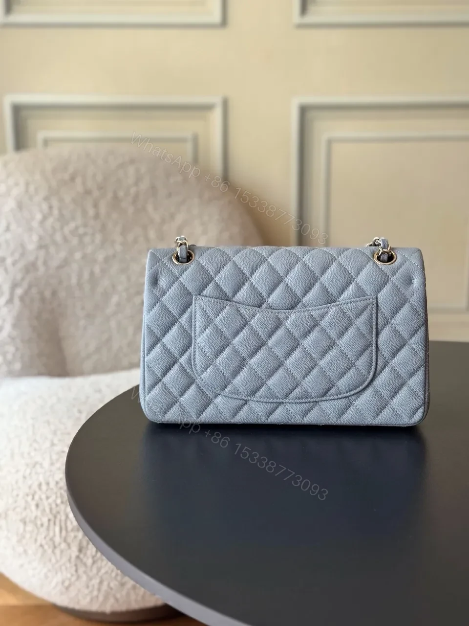 View 5 of Soft Quilted Luxe Mini Bag: Chain-Strap Night-Day Elegance