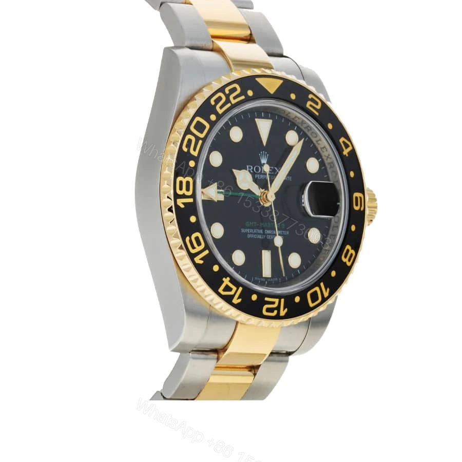 View 3 of Rolex GMT-Master II 126713GRNR Super Clone: Two-Tone Yellow Rolesor 40mm