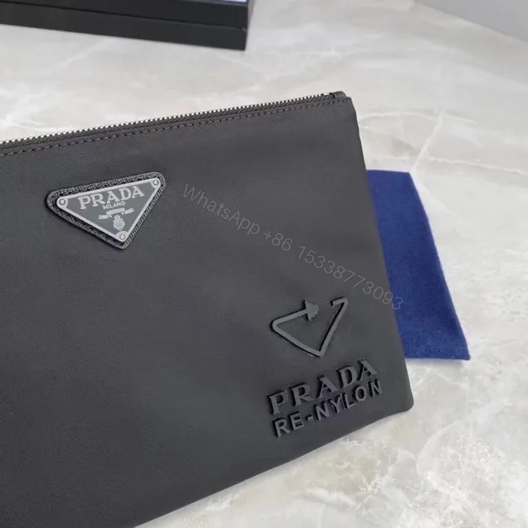 View 3 of Prada Re-Nylon Compact Pouch: Sleek, Everyday Luxury