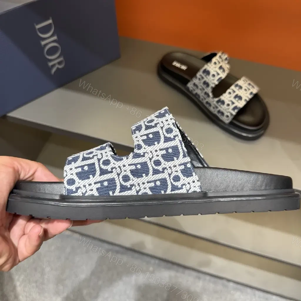View 9 of Jacquard Slide Sandals: Modern Luxury, Cushioned Comfort
