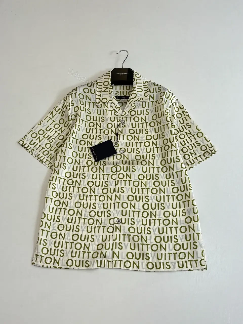 View 6 of Monogram Print Shirt Jacket: Lightweight, Polished, Versatile