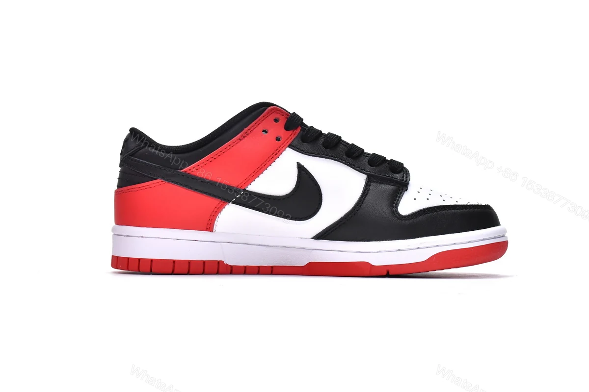 View 2 of Nike Dunk Low Black Red DO7412-221