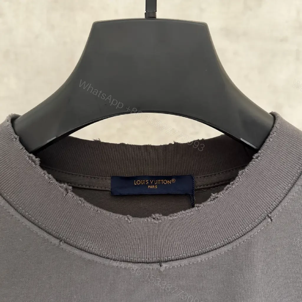 View 6 of Oversized Crewneck Tee: Luxe Minimalist Logo, Premium Knit