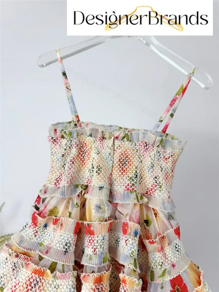 View 3 of Zimmermann Alchemy Shirred Midi Dress