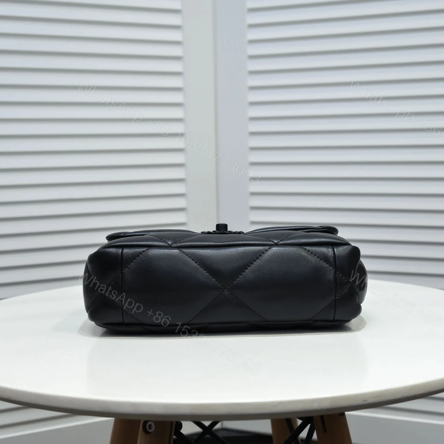 View 2 of CHANEL 19 FLAP BAG 26CM ALL BLACK