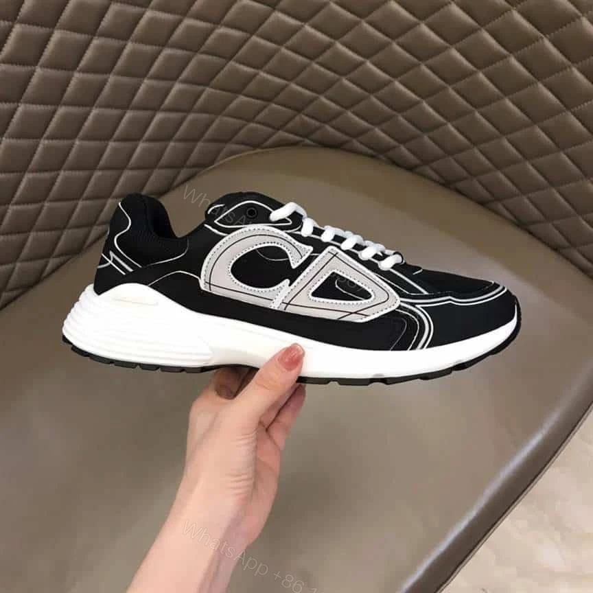 View 2 of DIOR B30 SNEAKERS BLACK MESH AND TECHNICAL FABRIC – CD88
