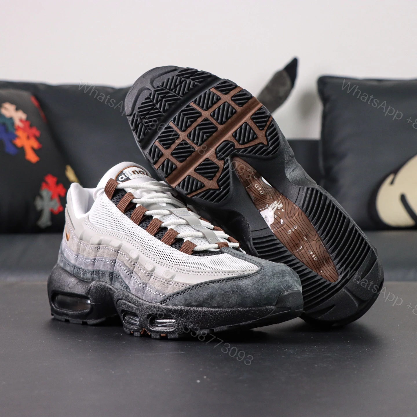 View 3 of Nike Air Max 95 Black Grey