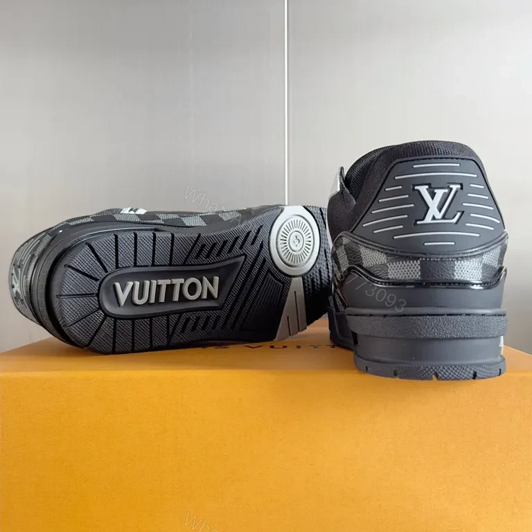 View 3 of Contemporary Luxe High-Tops: Premium Leather, Subtle LV Detail