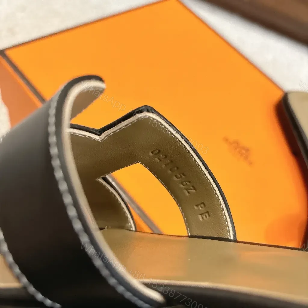 View 5 of Open-Back Leather Slide: Minimalist Luxury Comfort