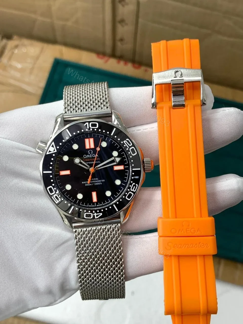 Omega Seamaster Diver 300M Orange Edition — view 1