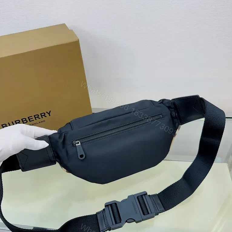 View 7 of Textured Burberry Check Belt Bag: Lightweight Luxury