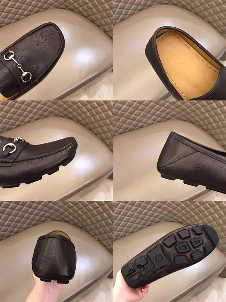 View 7 of GUCCI LEATHER DRIVER WITH HORSEBIT – LDG004