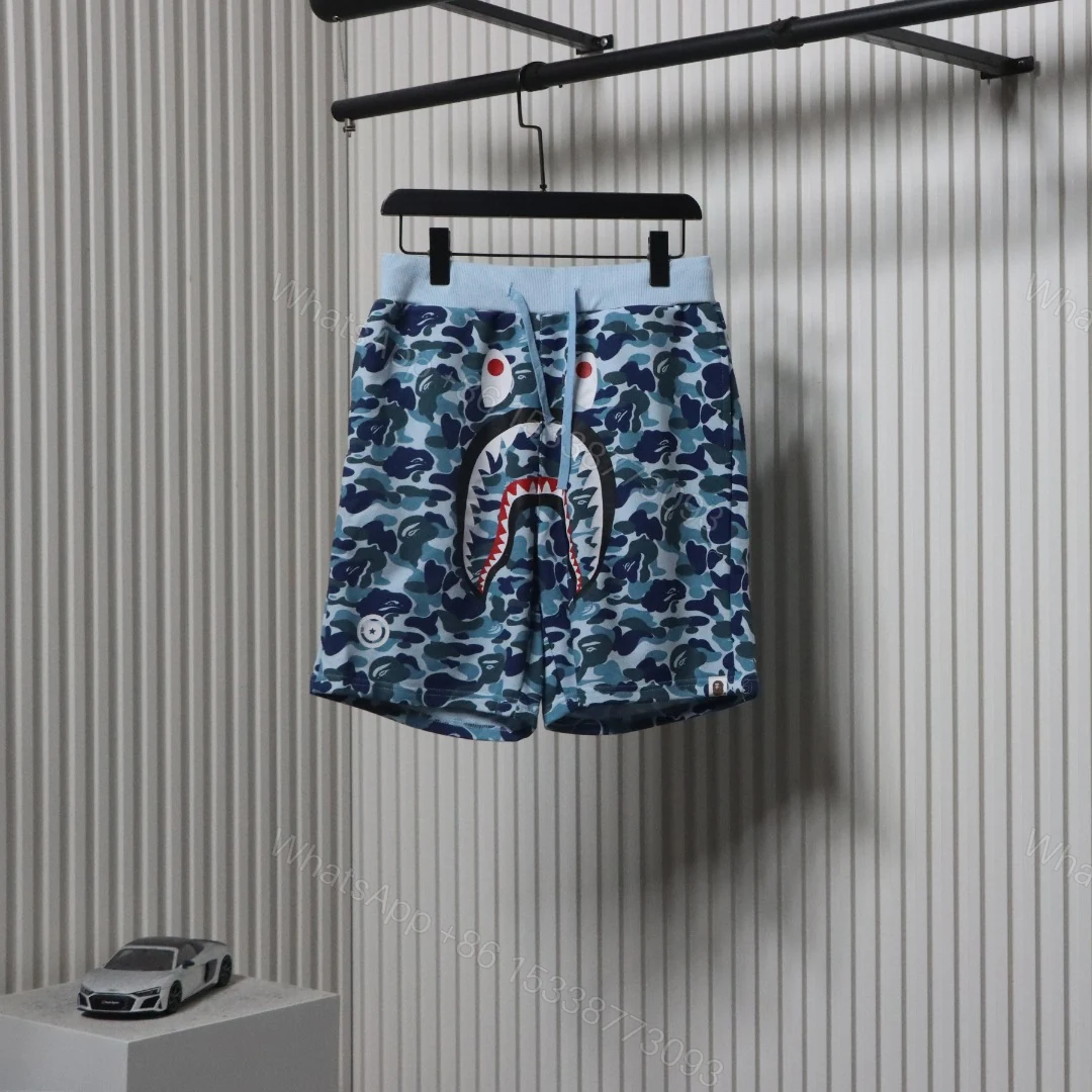 Bape Camo Shark Shorts Blue — view 1