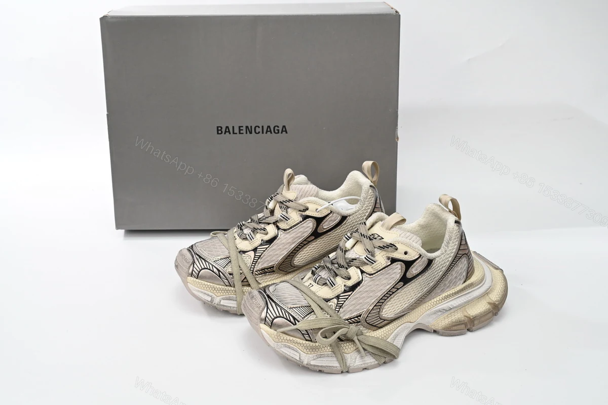 Balenciaga 3XL Black Gray White Gold 734734 W3XL6 0185 — view 2