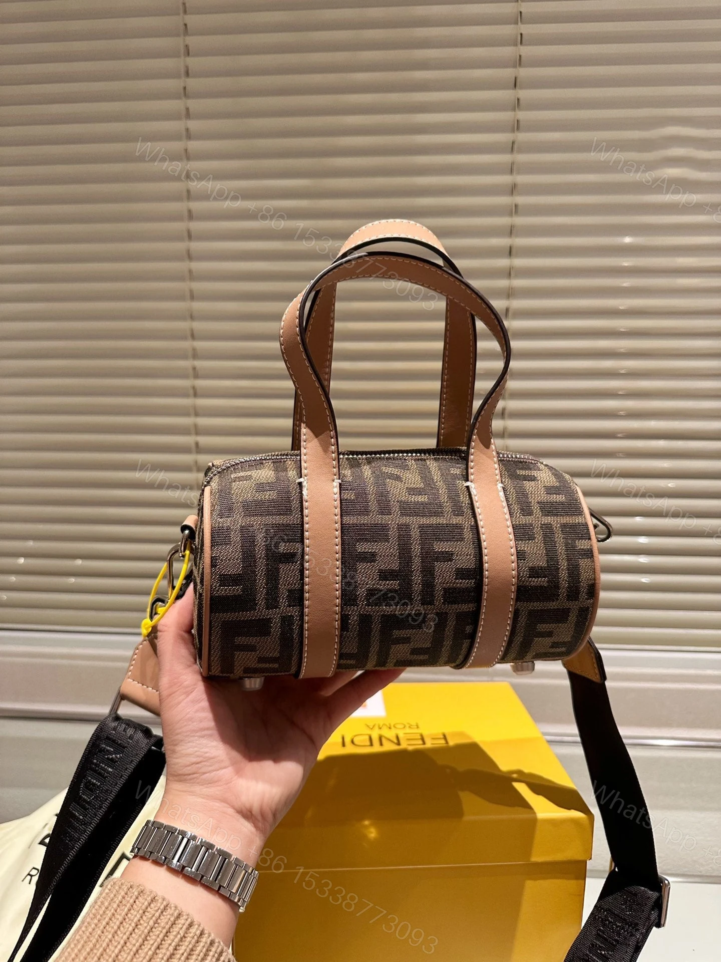View 5 of FENDI MINI BAG 7VA570 KHAKI