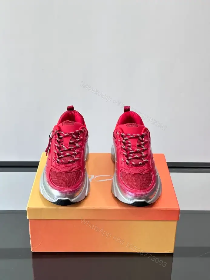 View 3 of DIOR B44 BLADE SNEAKERS GRADIENT RED AND SILVER-TONE – CD209